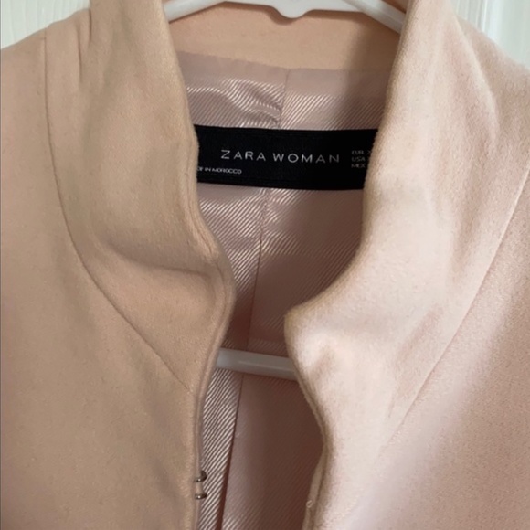 Zara Blush Peplum Pearl Jacket - XS - Picture 10 of 11